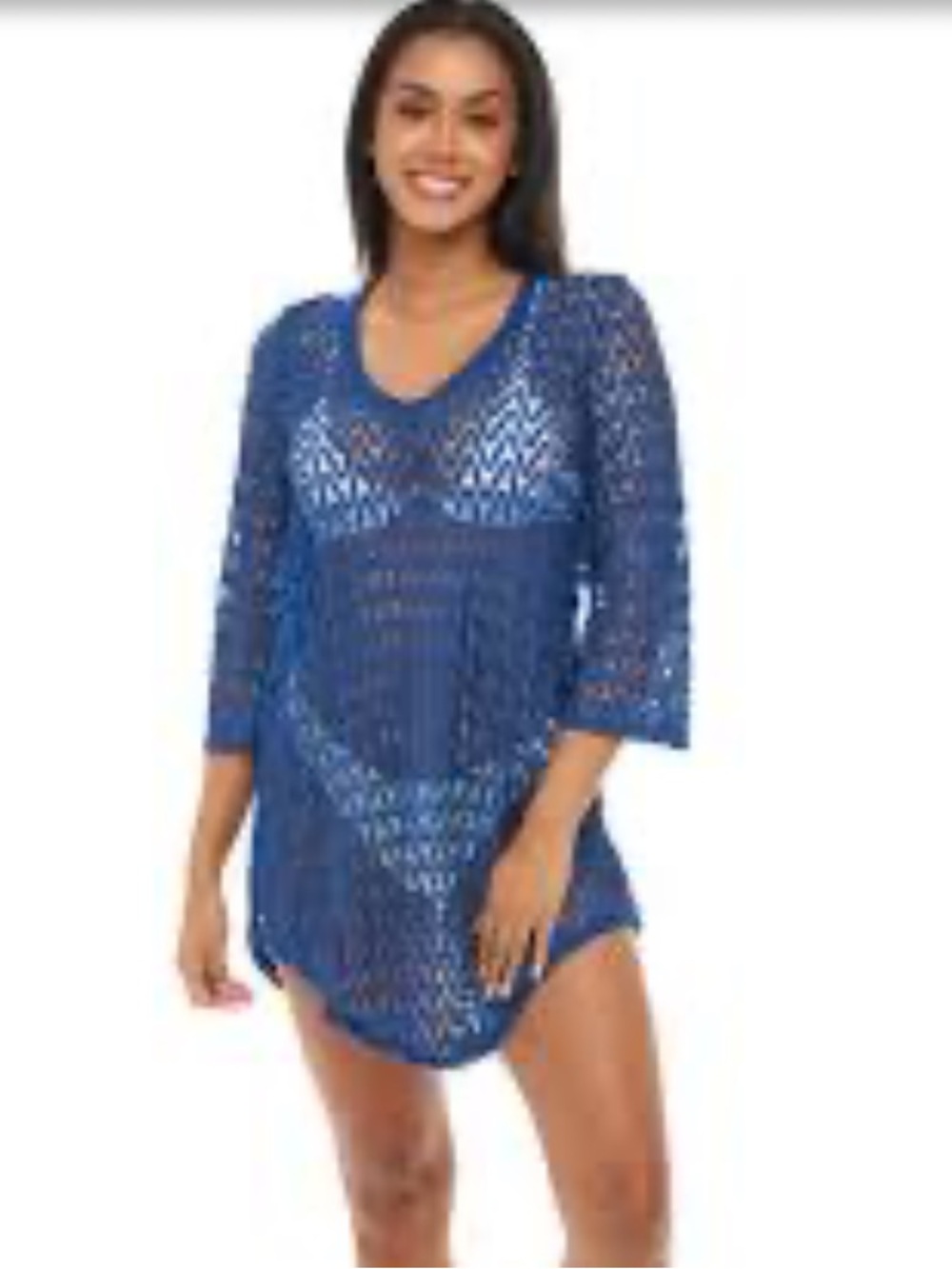 Elif for Jordan Taylor ⭐️NWT⭐️swim blue tunic/ coverup